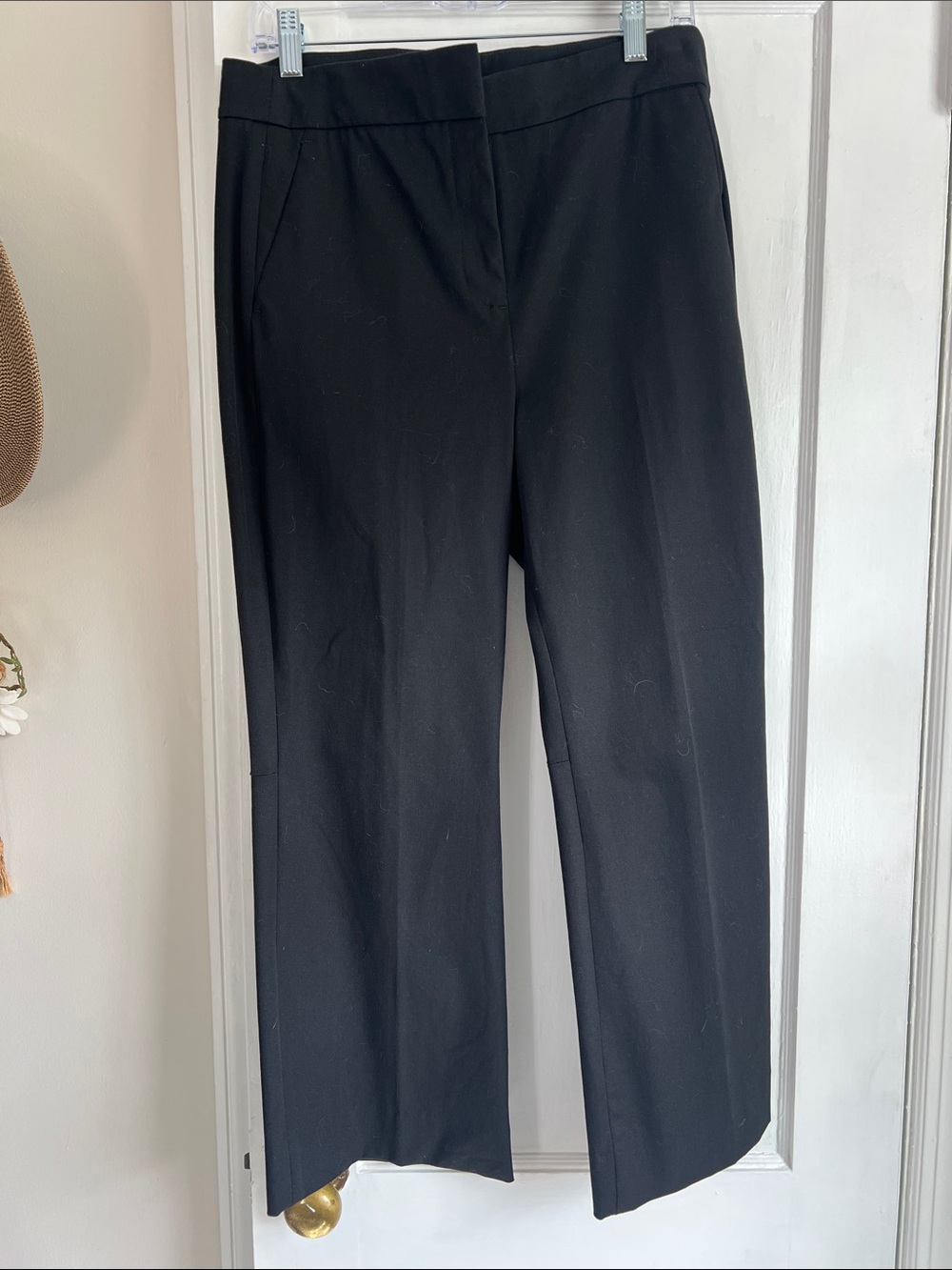 J. Crew Black Straight-Leg Dress Pants